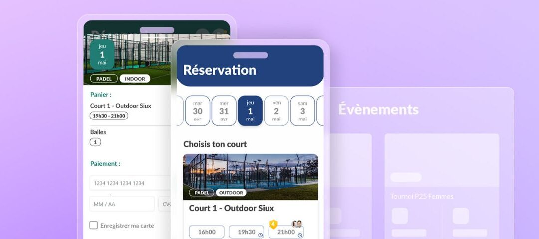 Quelle application pour mon club de padel ?