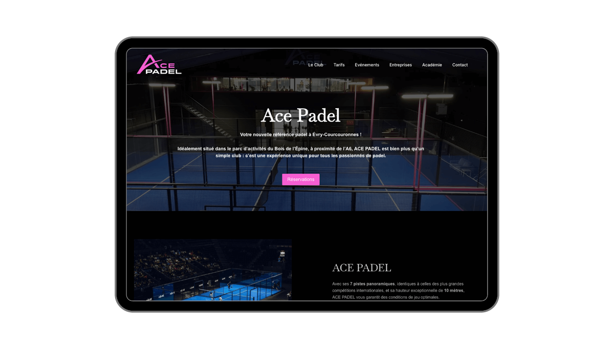 Site Internet Club de Sports