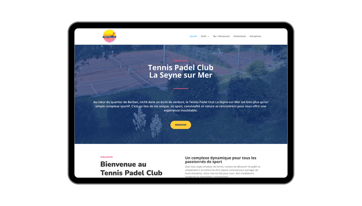 Site Internet Club de Sports