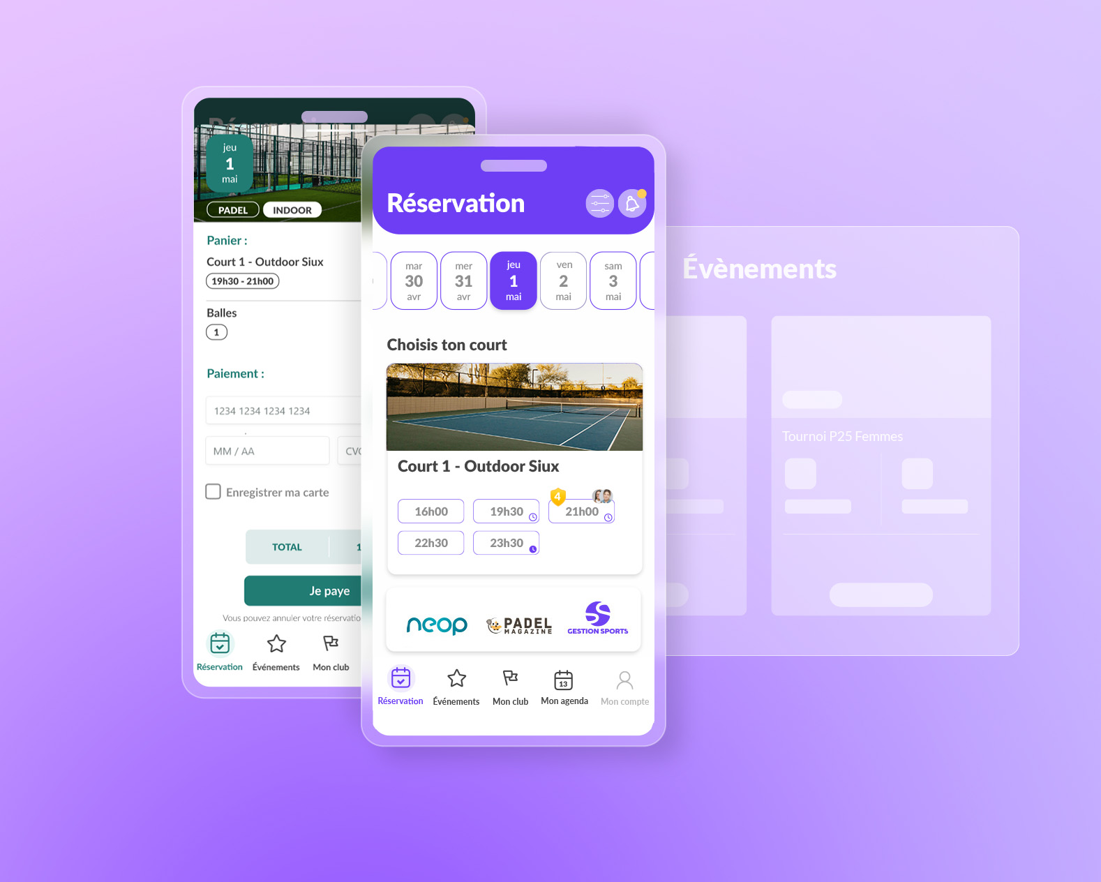 page logiciel tennis- appli joueur2
